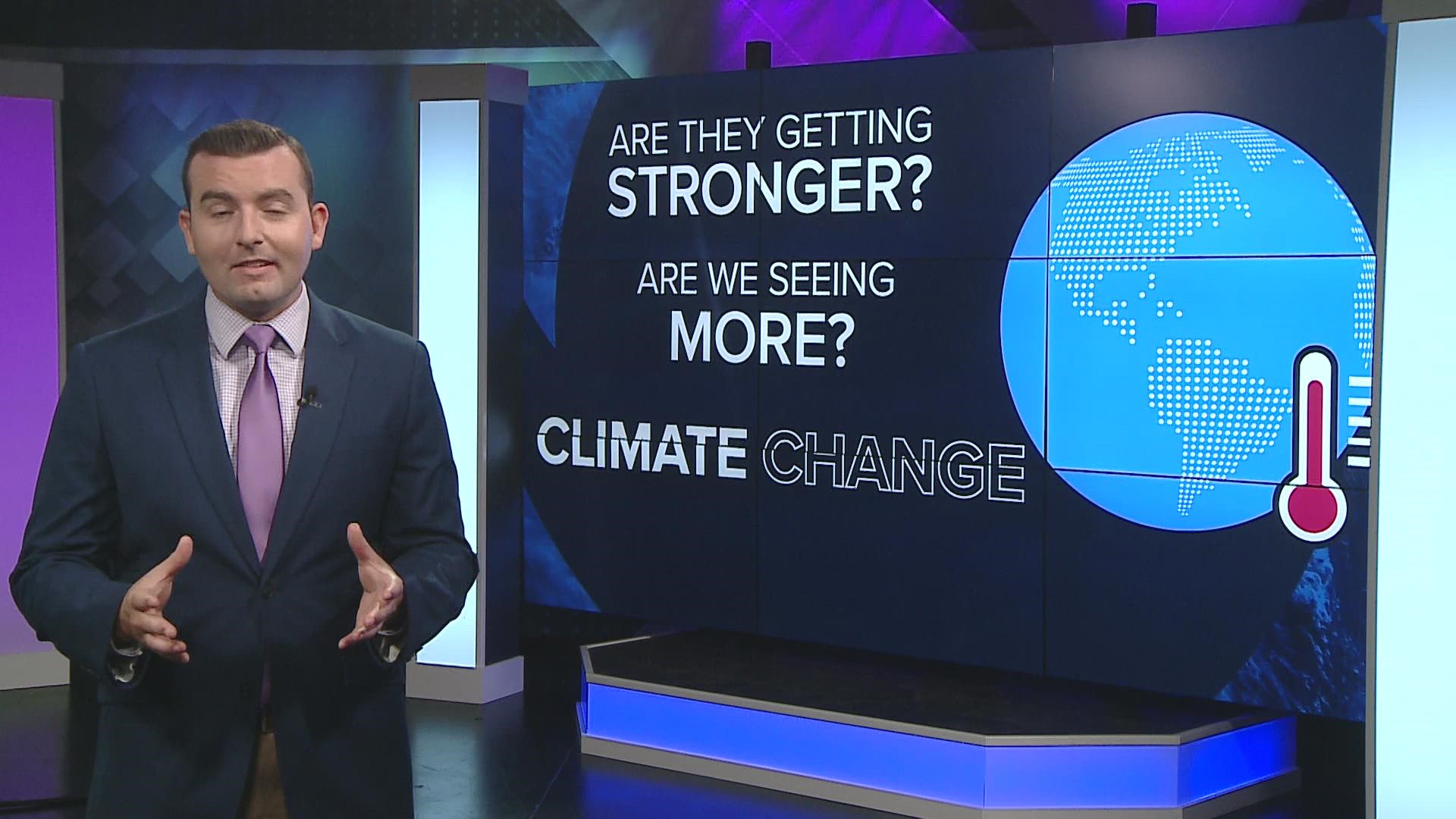 Are hurricanes getting stronger and more frequent because of climate change? Meteorologist Ryan Breton breaks it down.