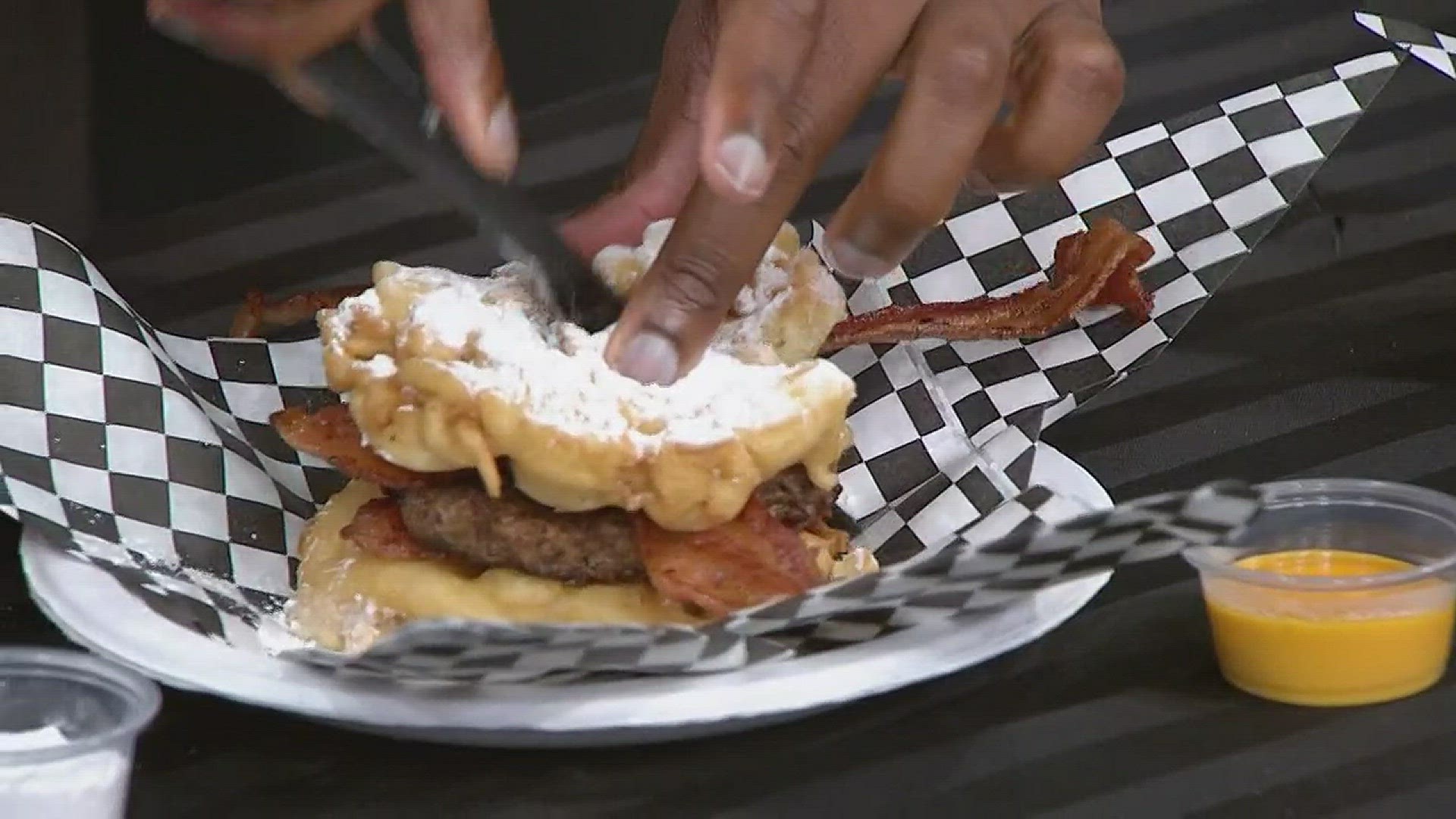 Funnel Cake Bacon Queso Burger, Pinot Noir Popcorn among finalists for