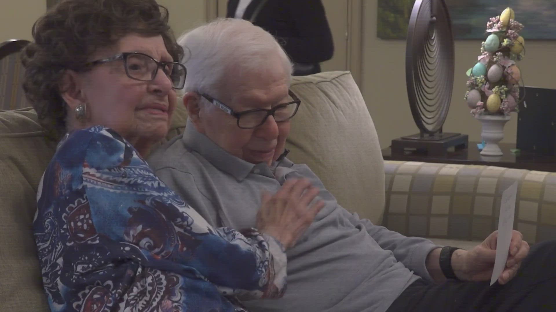 Bill and Esther Walls got married in 1946 and have been side-by-side ever since.