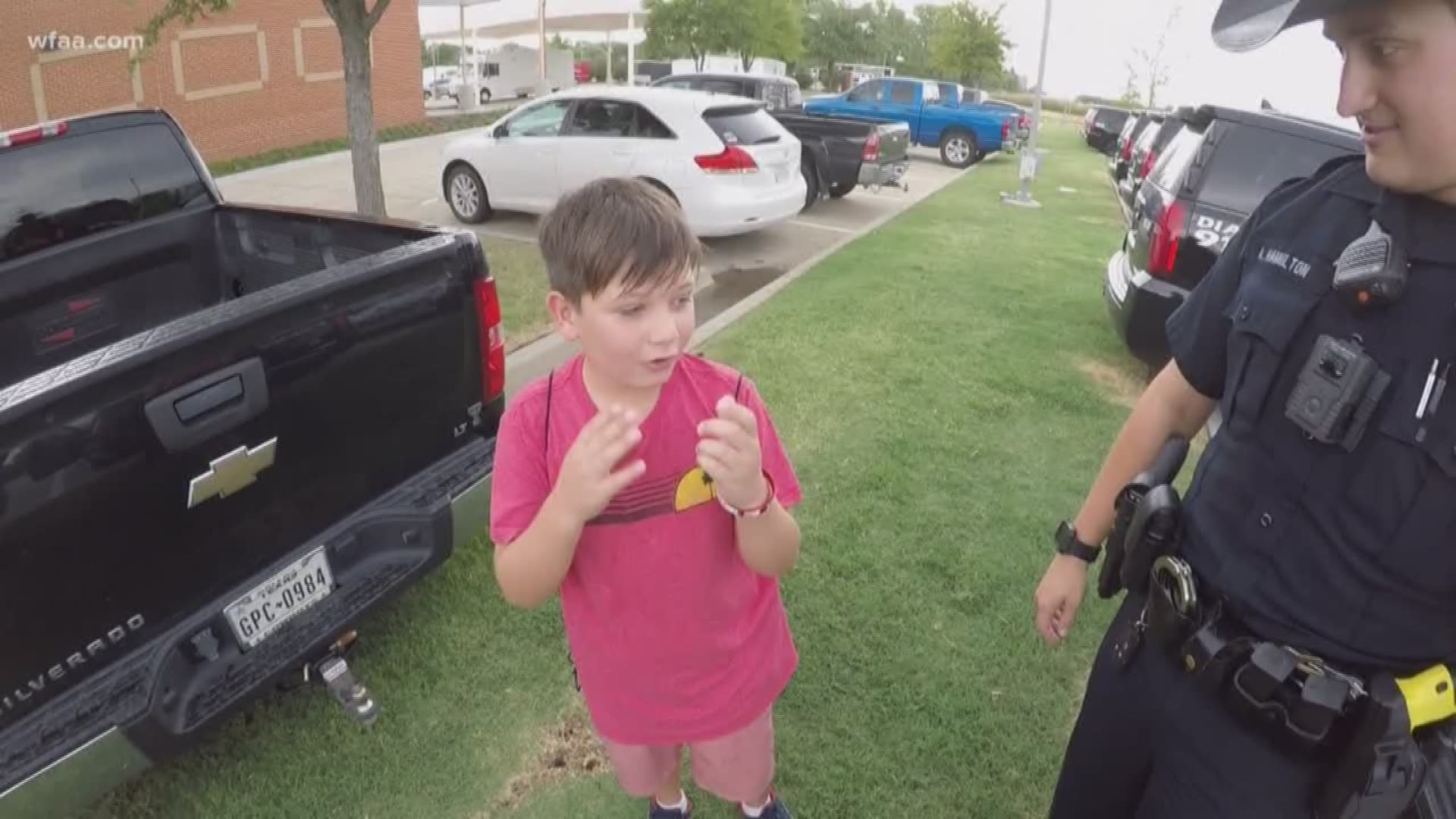 'That police officer changed my life': McKinney officer calms nervous boy
