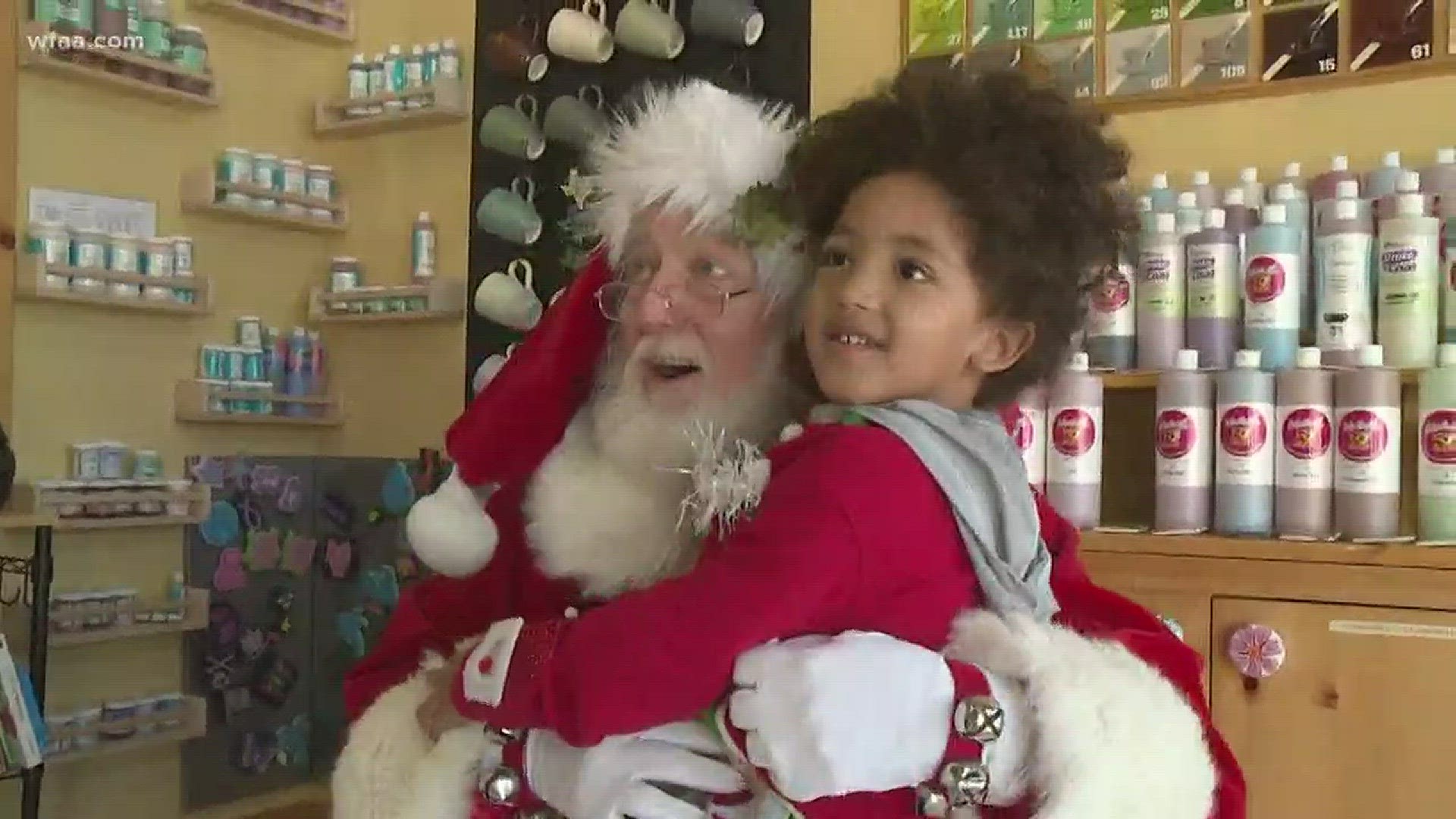 'Santa' fights cancer to bring joy to local kids
