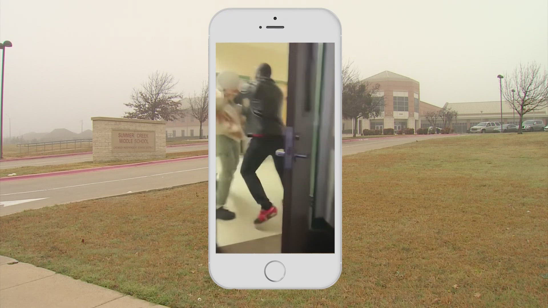 A cell phone video showing a student slapping a teacher at Summer Creek Middle School is now under investigation by Crowley ISD.