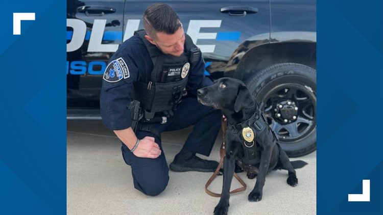 North Texas police department mourns loss of K-9 officer Lt. Dan