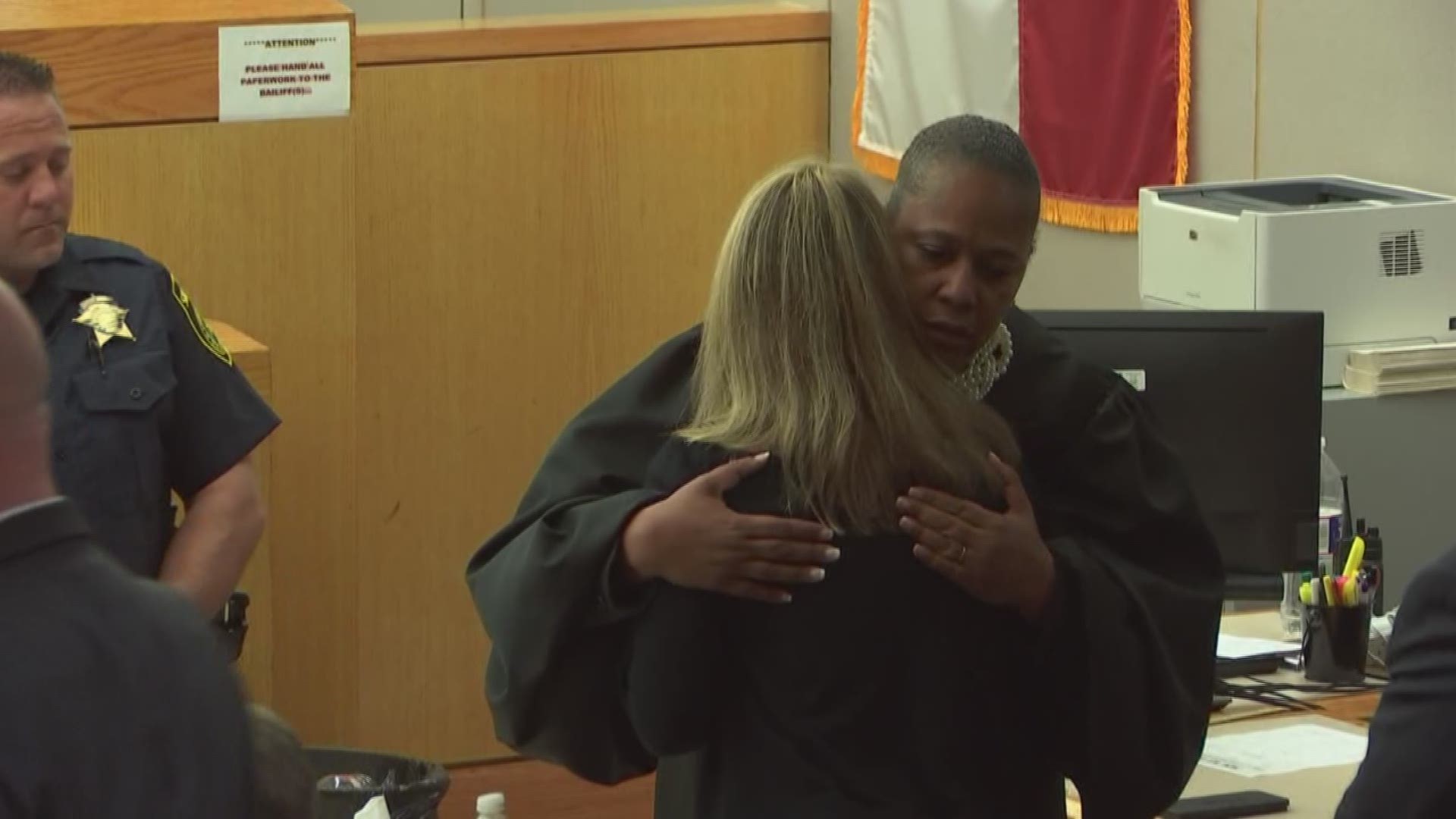 Judge Tammy Kemp explains moment she hugged Amber Guyger | 11alive.com