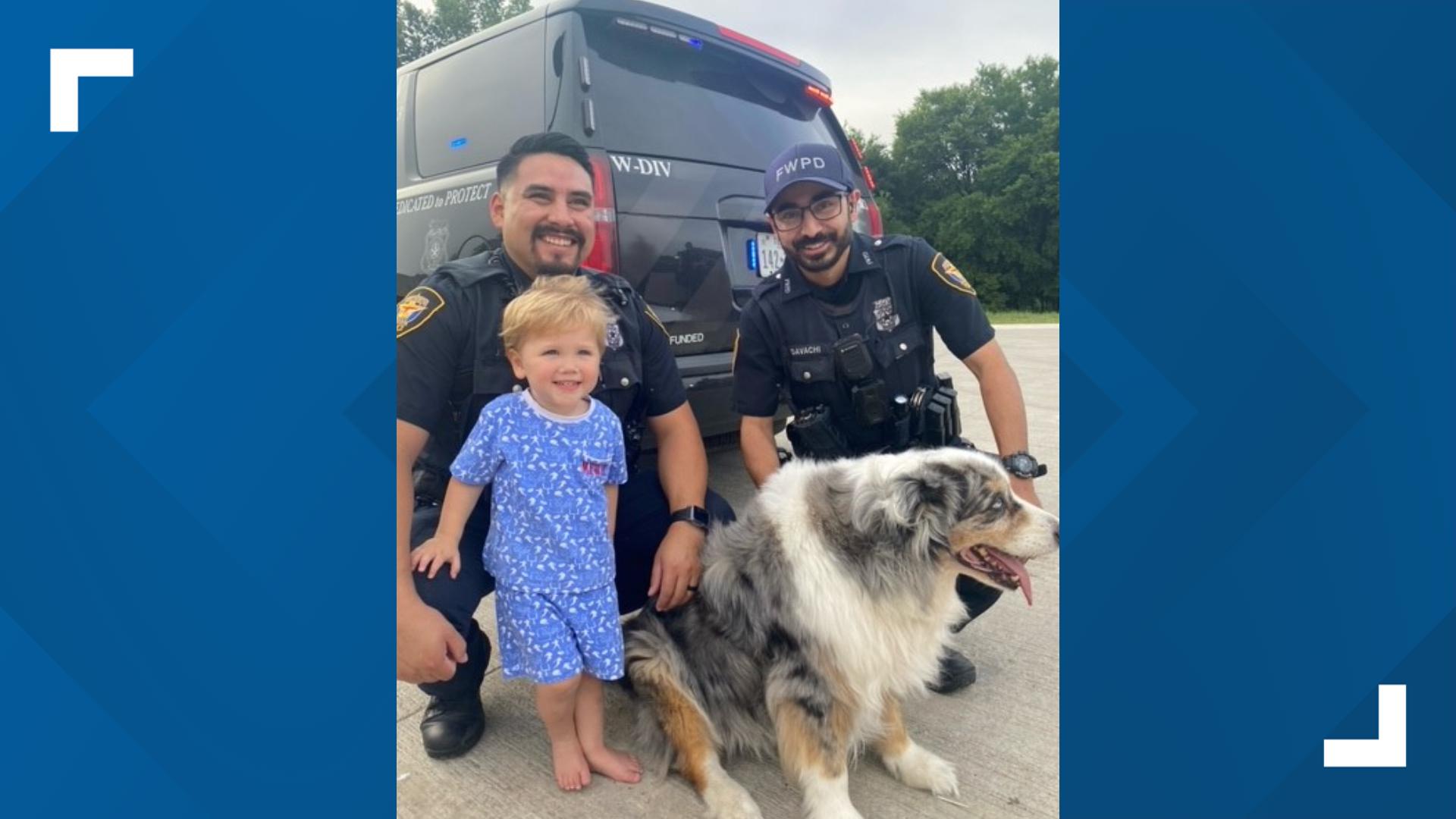 Texas boy reunites with officers who saved him from drowning | 11alive.com