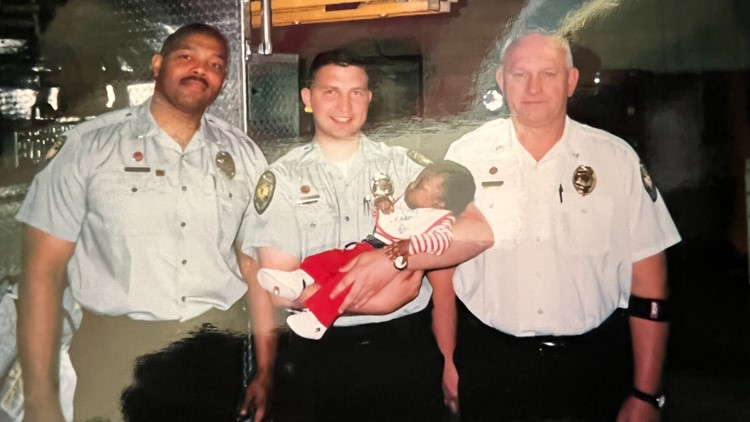 North Carolina firefighters meet the baby they delivered 22 years ago
