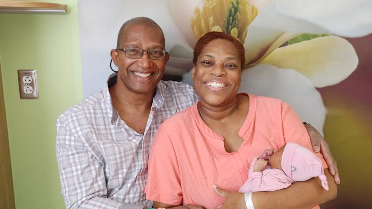 Oh, baby! Woman delivers first child at 50