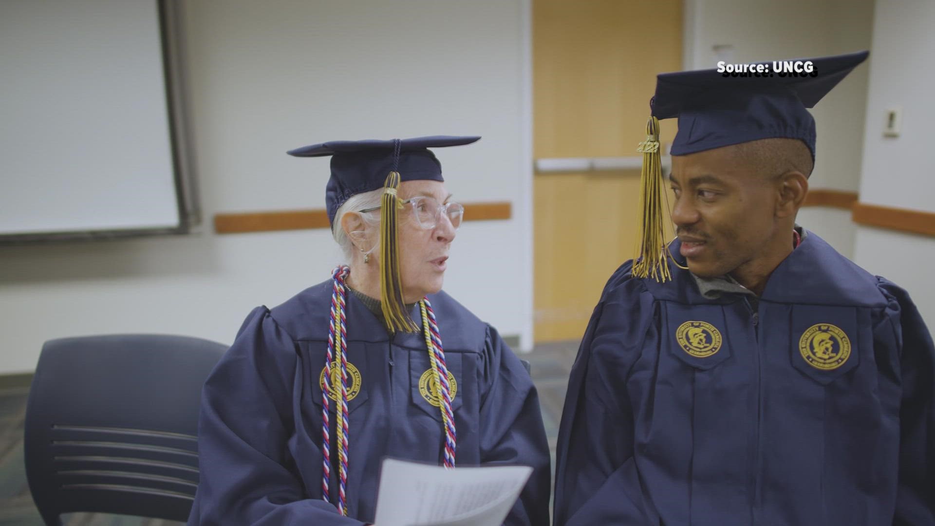 Bonnie Miller has two undergraduate degrees from UNCG, but they came 40 years apart