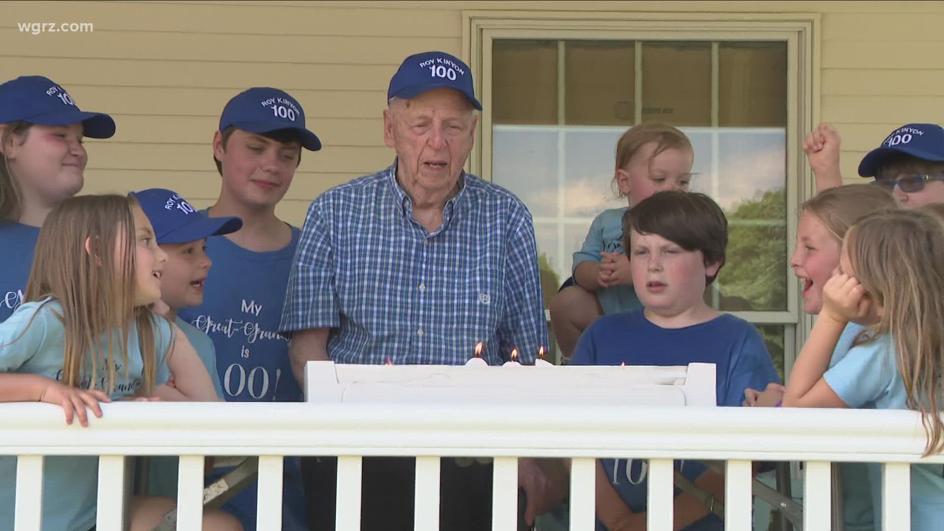 WWII Navy veteran is celebrating a milestone birthday this weekend. Roy Kinyon from Lockport is turning 100!