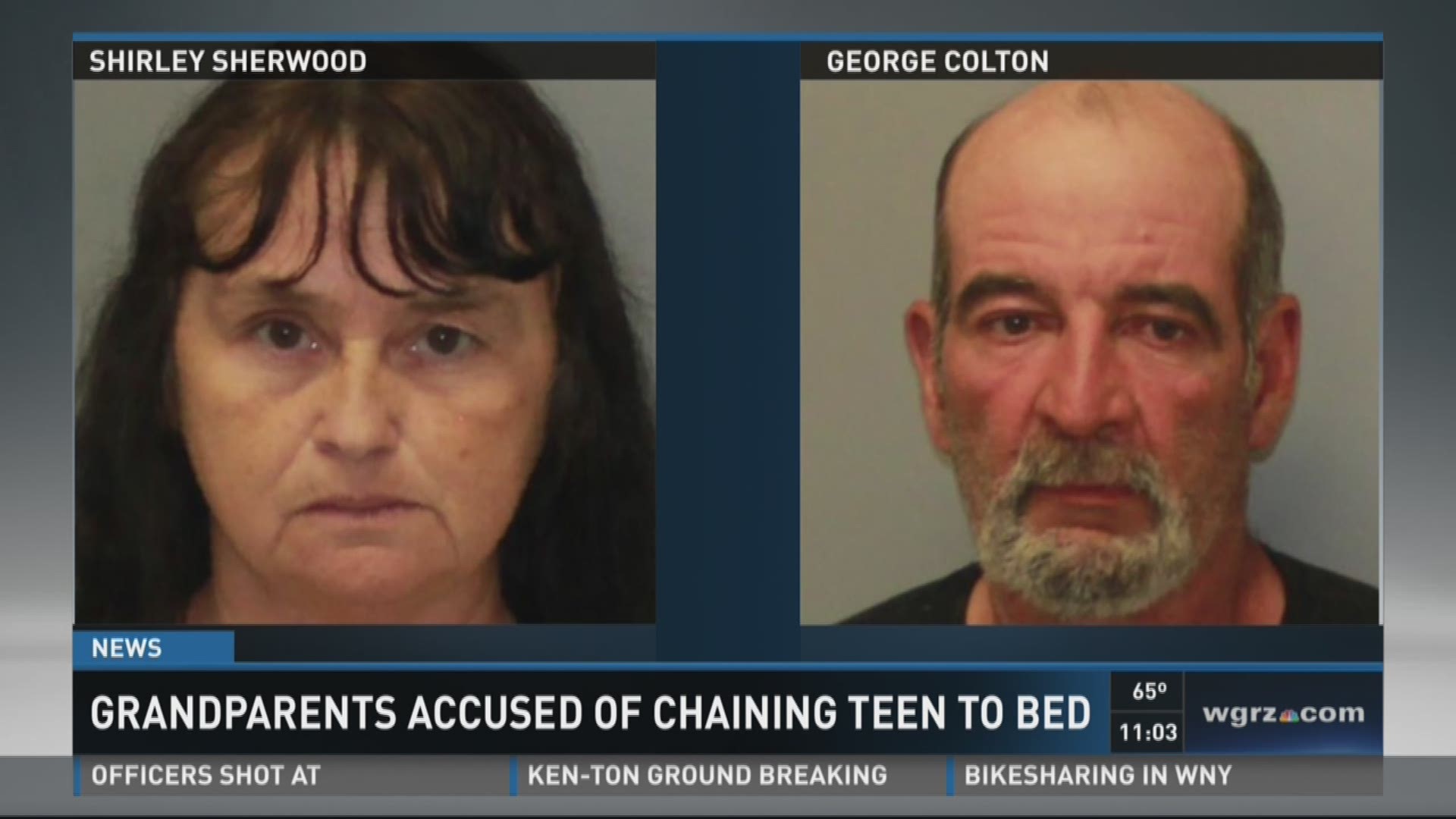 Couple accused of chaining teen to bed