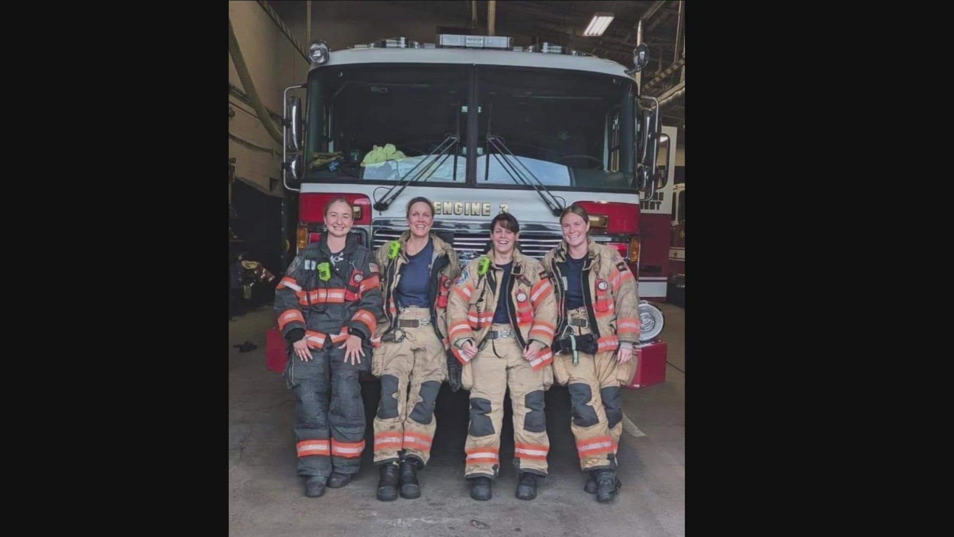 Buffalo Fire Department Engine 3 celebrates a significant milestone for female firefighters.