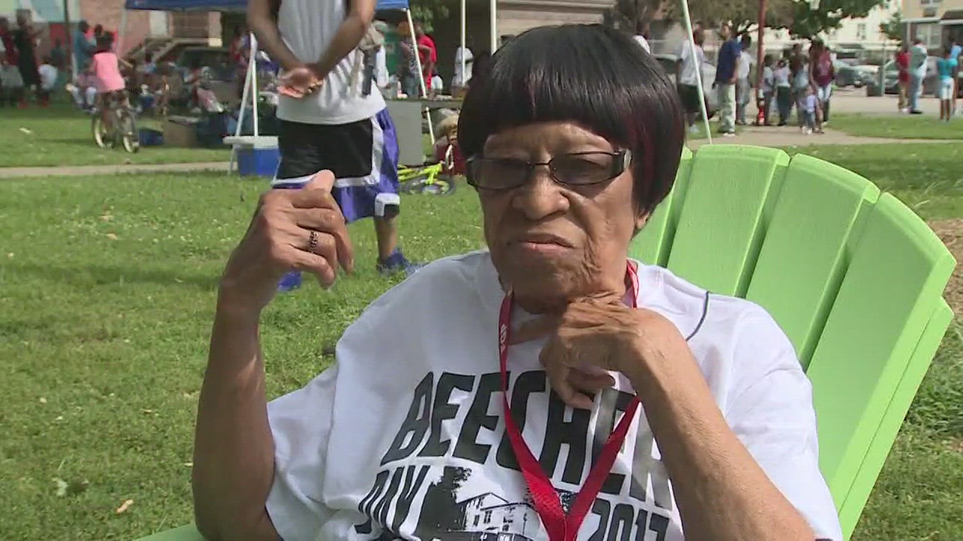 Residents celebrate annual tradition in Beecher Terrace as rebuilding