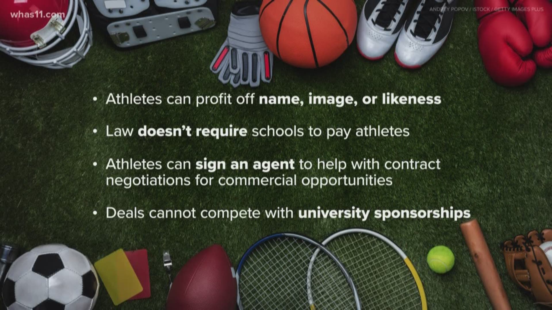 The state of California signed the Fair Pay to Play Act. The NCAA does not support this action at all.