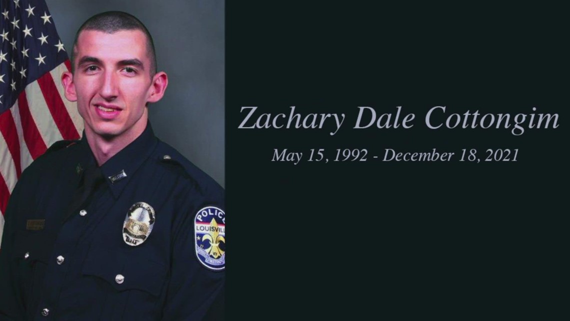 LMPD Officer Zachary Cottongim laid to rest, final salute, burial - Vimarsana News