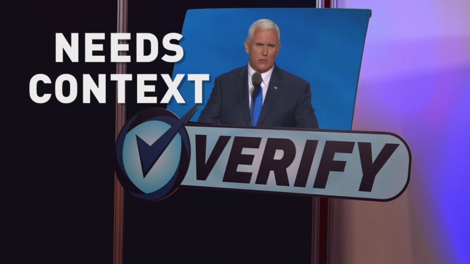 Donald Trump's running mate, Indiana Governor Mike Pence is building a case that he can take a conservative approach from Indiana and use it to tackle the nation's debt and economy. Reporter Brandon Rittiman and the fact checking team researched statement