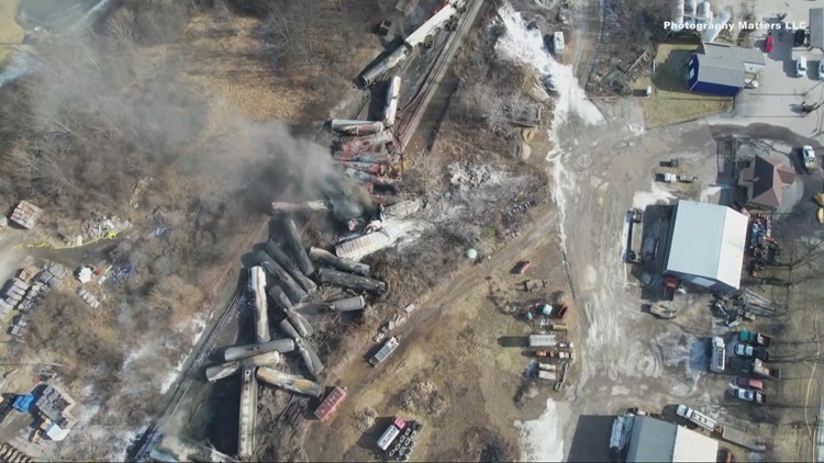 Ohio train derailment: 'Urgent evacuation notice' issued amid explosion concerns in Columbiana County