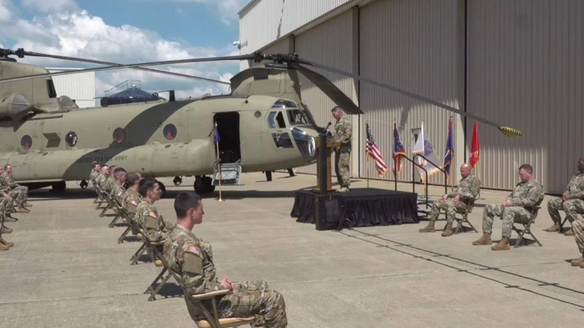 Ohio National Guard company departs North Canton for yearlong