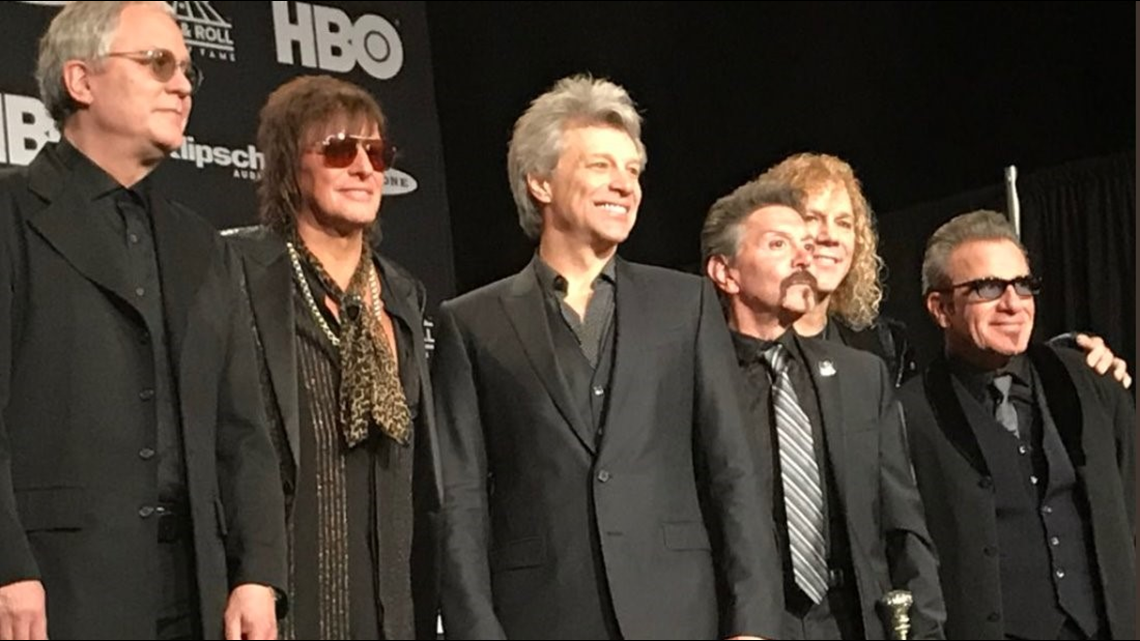 RECAP Backstage at the Rock & Roll Hall of Fame induction ceremony