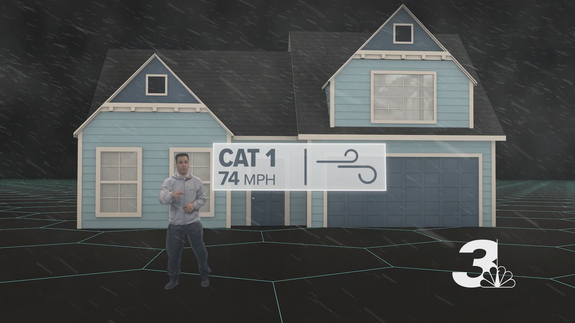 We've put together a video that shows how the different intensities of hurricanes can cause different degrees of damage during the tropical season. #3weather