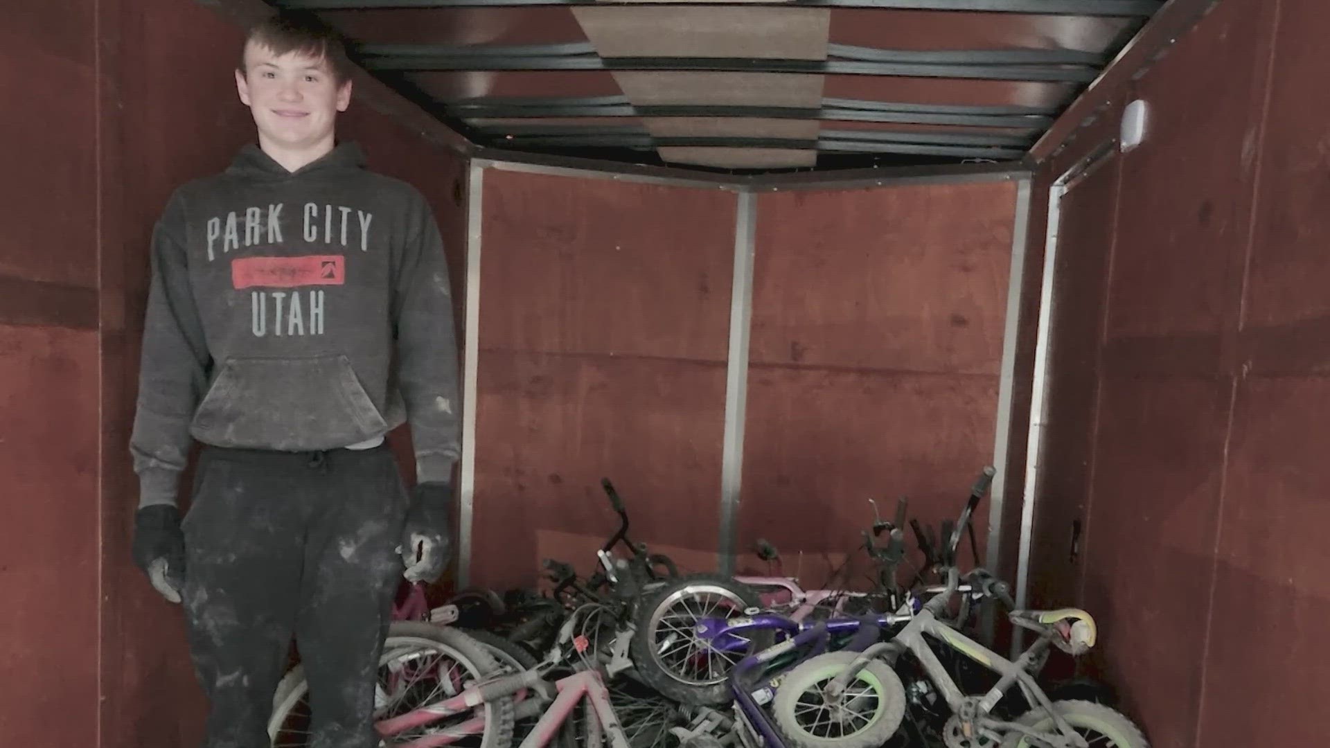 Brody Hicks’ Upcycle Cycles program refurbishes old bikes and donates them to kids who need them.