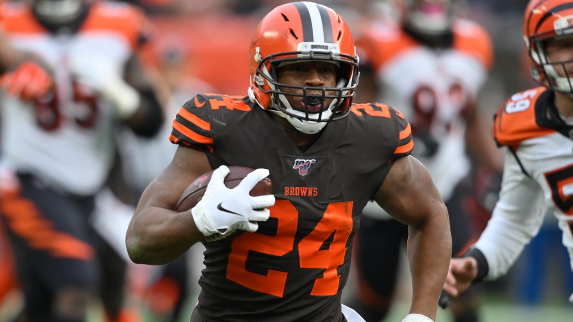 Cleveland Brown NFL Chubb. Ник Чабб в оранжевой форме. Shane youtube.