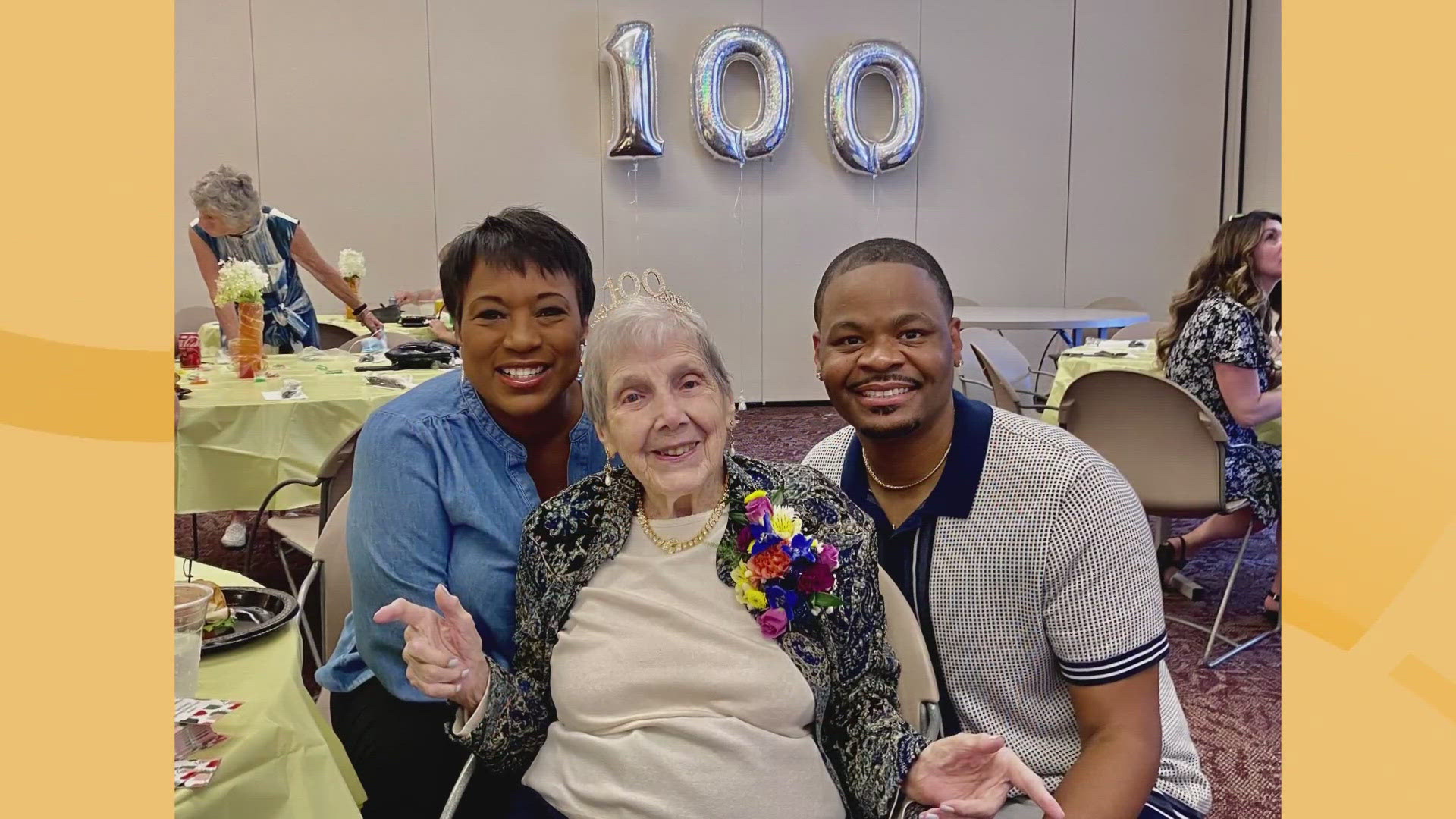 We want to wish a very happy birthday to 3News viewer Nancy Dowding who just turned 100 years old.