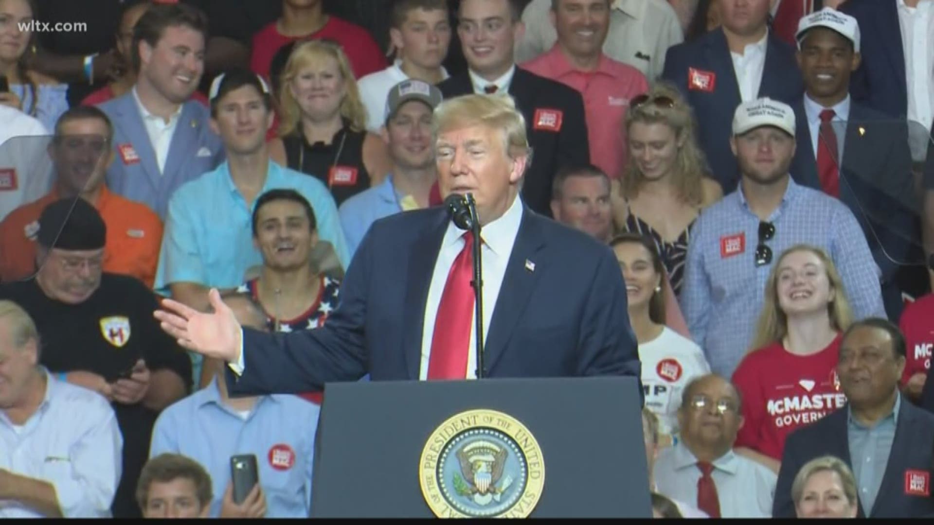 President Donald Trump is set to speak Friday afternoon at Benedict College in Columbia, South Carolina.