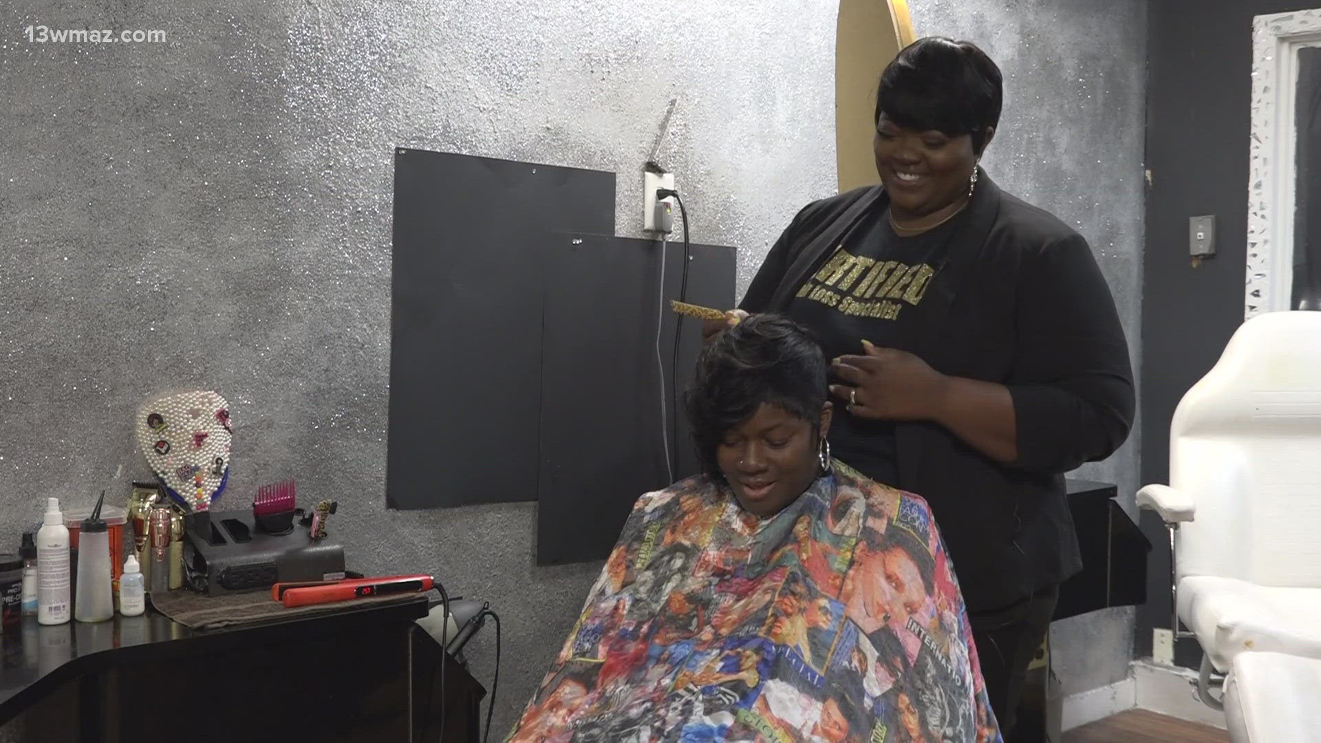 Charlyn Harris became a hair loss specialist after seeing clients with hair loss in hair school.