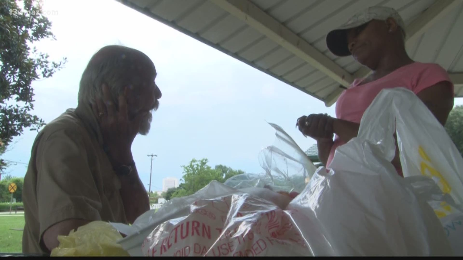 Lakeshia Cleveland-Burney has been feeding the homeless nearly every day for the last two weeks, but she's gone the extra mile for one man.