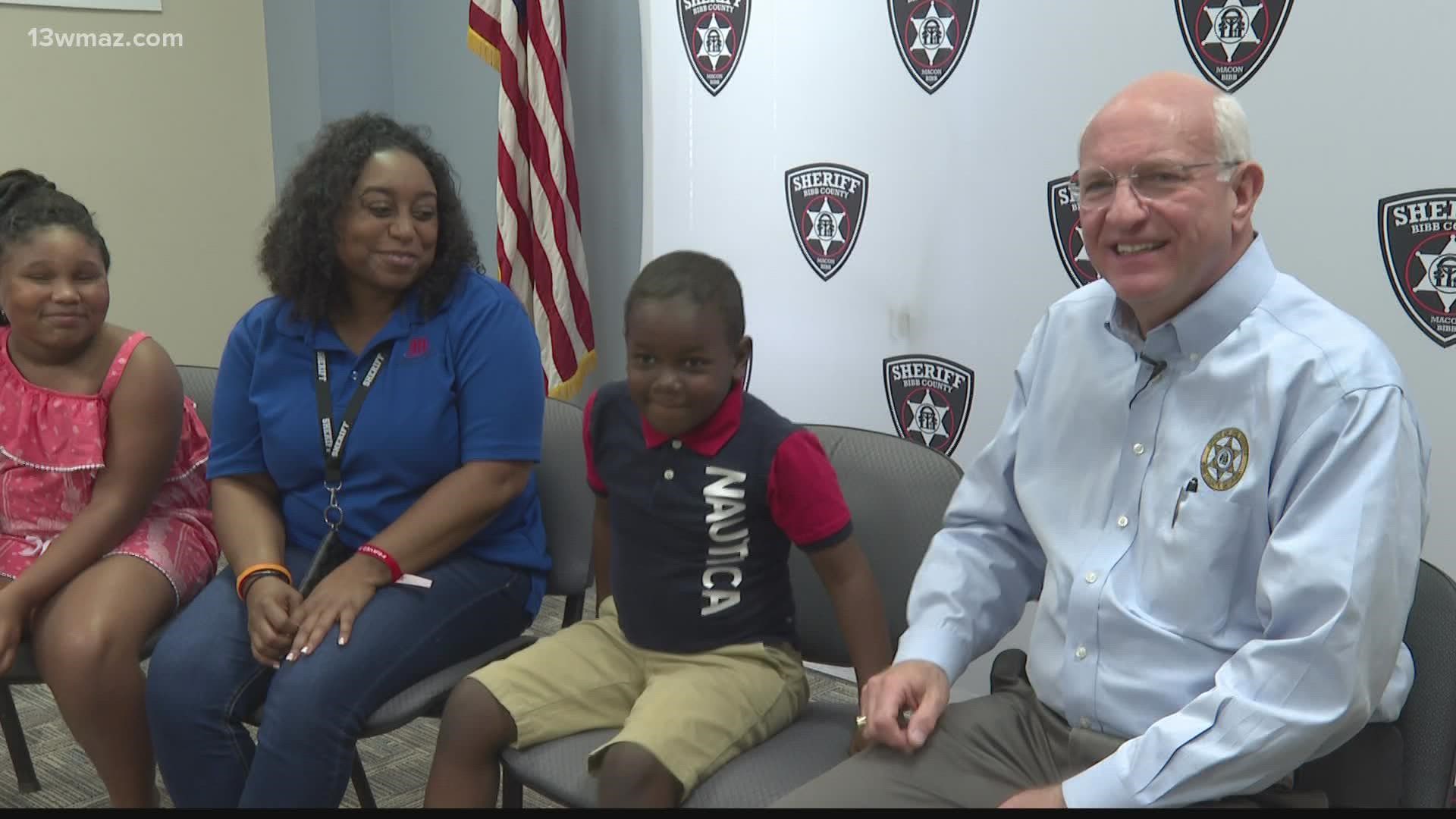 Sheriff David Davis is now back on the job while he's wrapping up treatment for leukemia. After his return, he met an unlikely companion through work