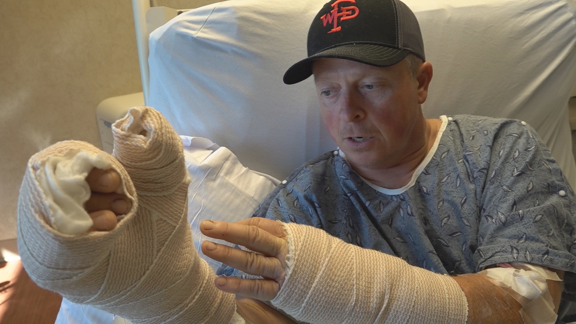 'I asked God to spare my life' | Georgia firefighter speaks after ...