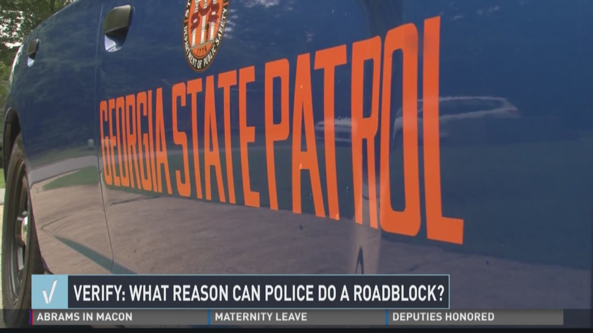 Verify: For what reasons can police do a roadblock?