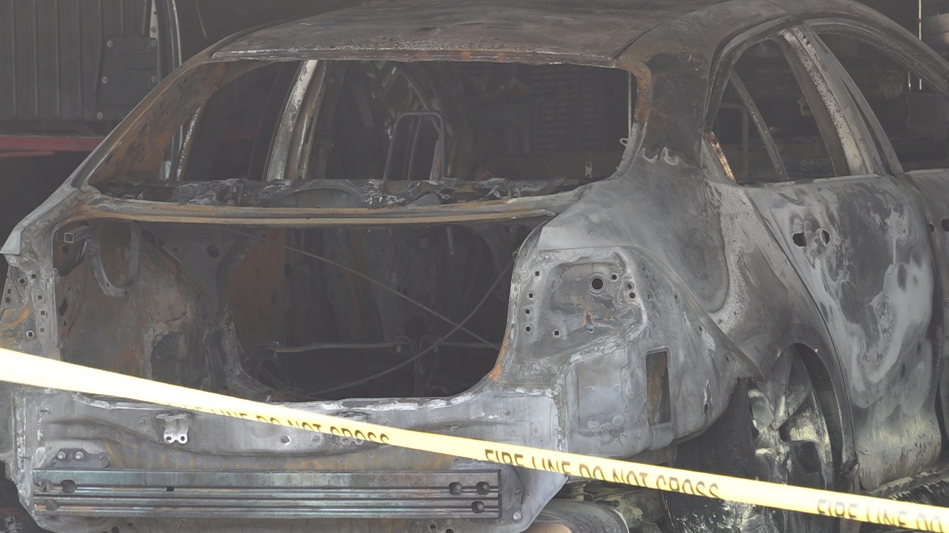 Investigators say that former employee John Jackson spread diesel fuel around cars at the shop, starting a fire before his death.