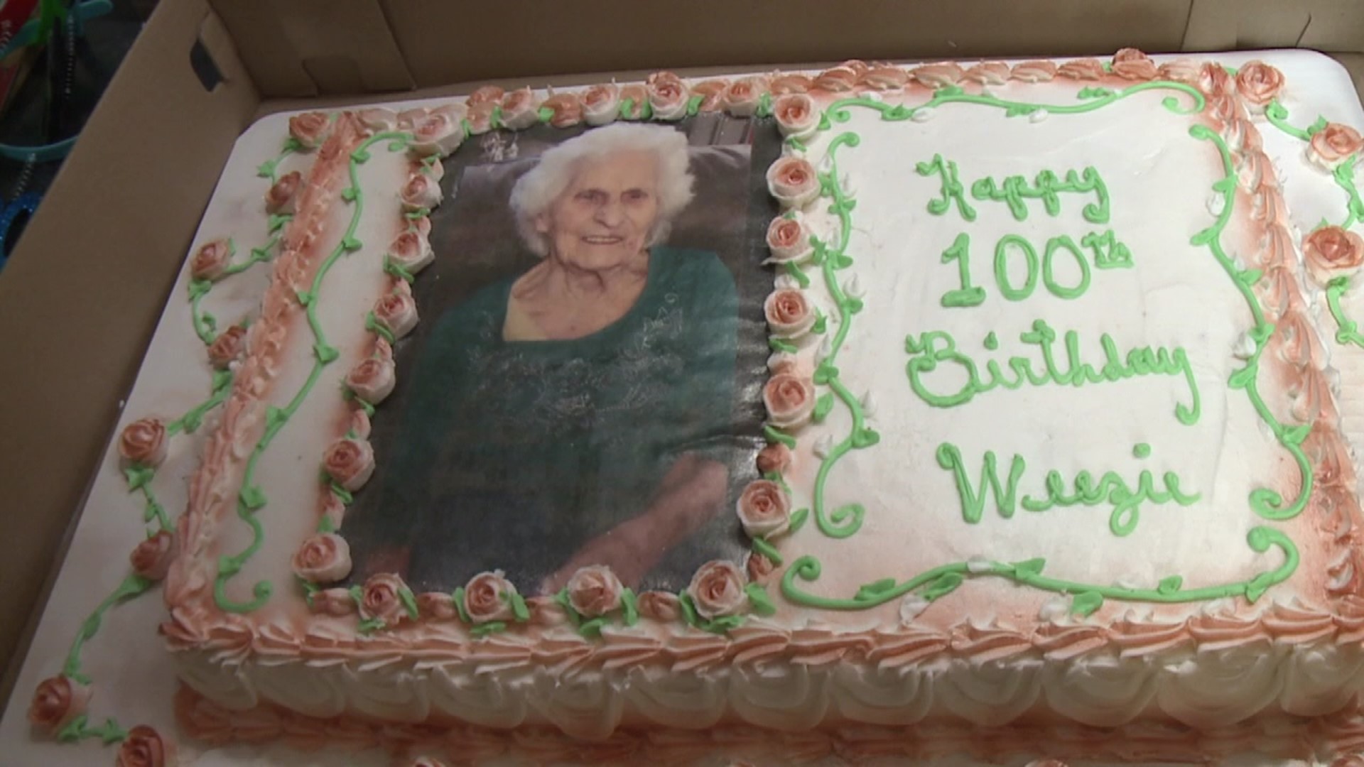 After battling COVID on her 99th birthday, Louise Johnson was able to celebrate her milestone properly.