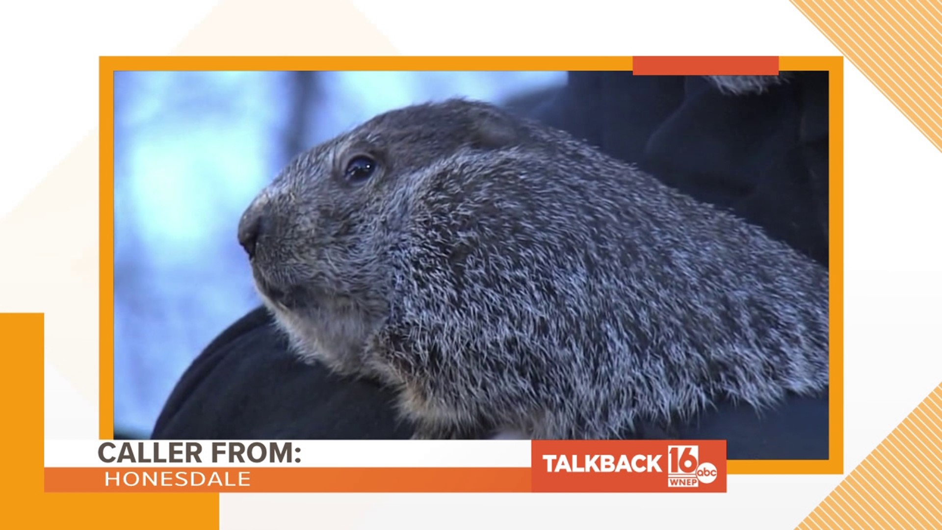 One caller from Honesdale is making sure we don't forget about Groundhog Day on February 2.