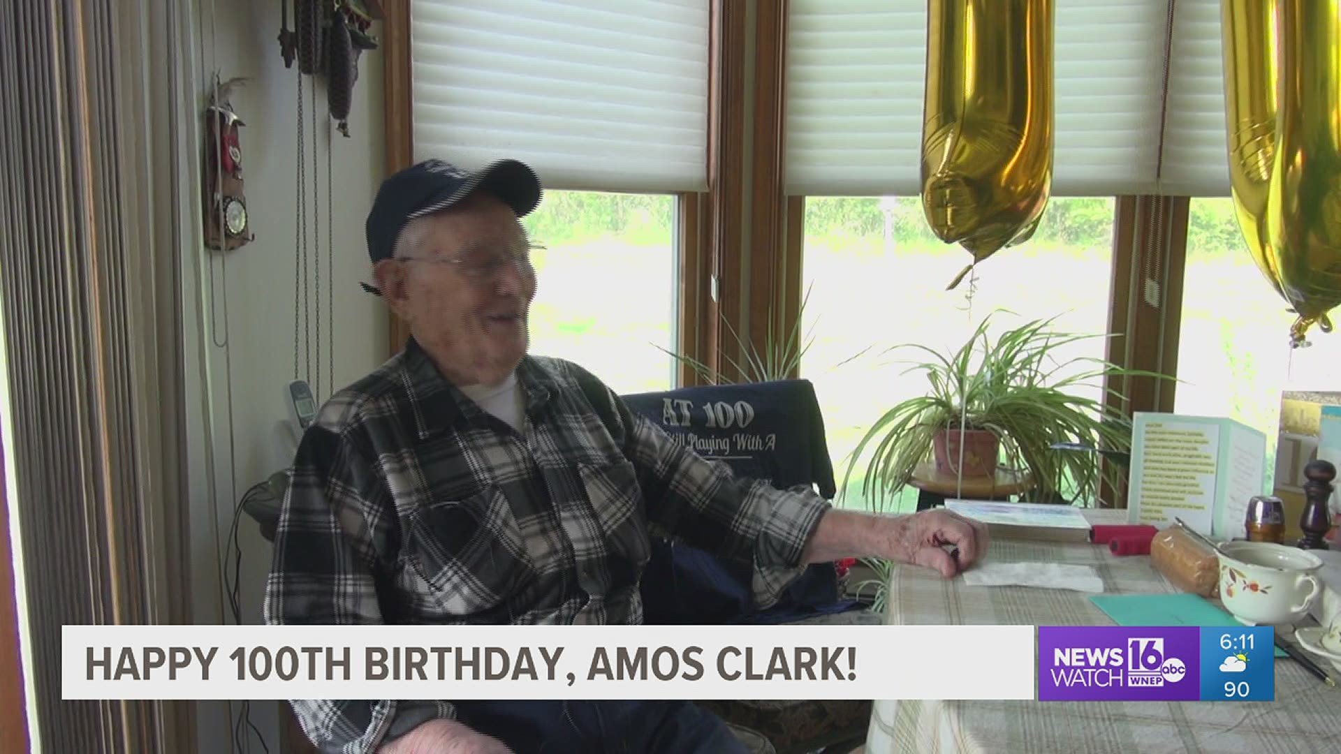 A man from Lackawanna County and fifth-generation descendant of the founding father of Clarks summit and Clarks Green turns a century old.