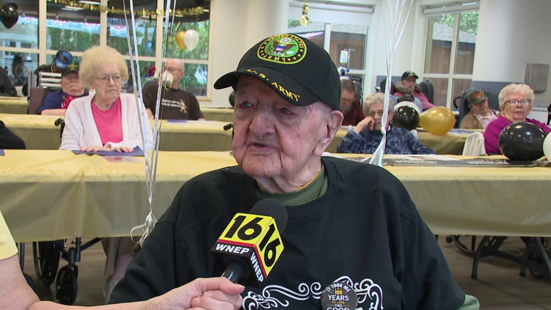 John Lubek was honored in Scranton today after reaching his 100th birthday over the weekend.