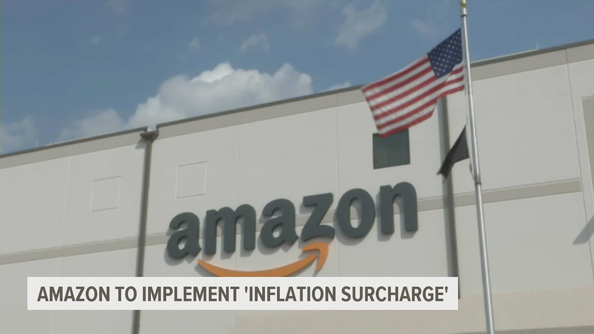 The e-commerce company announced a 5% fuel and inflation surcharge for third-party sellers will go into effect April 28th.