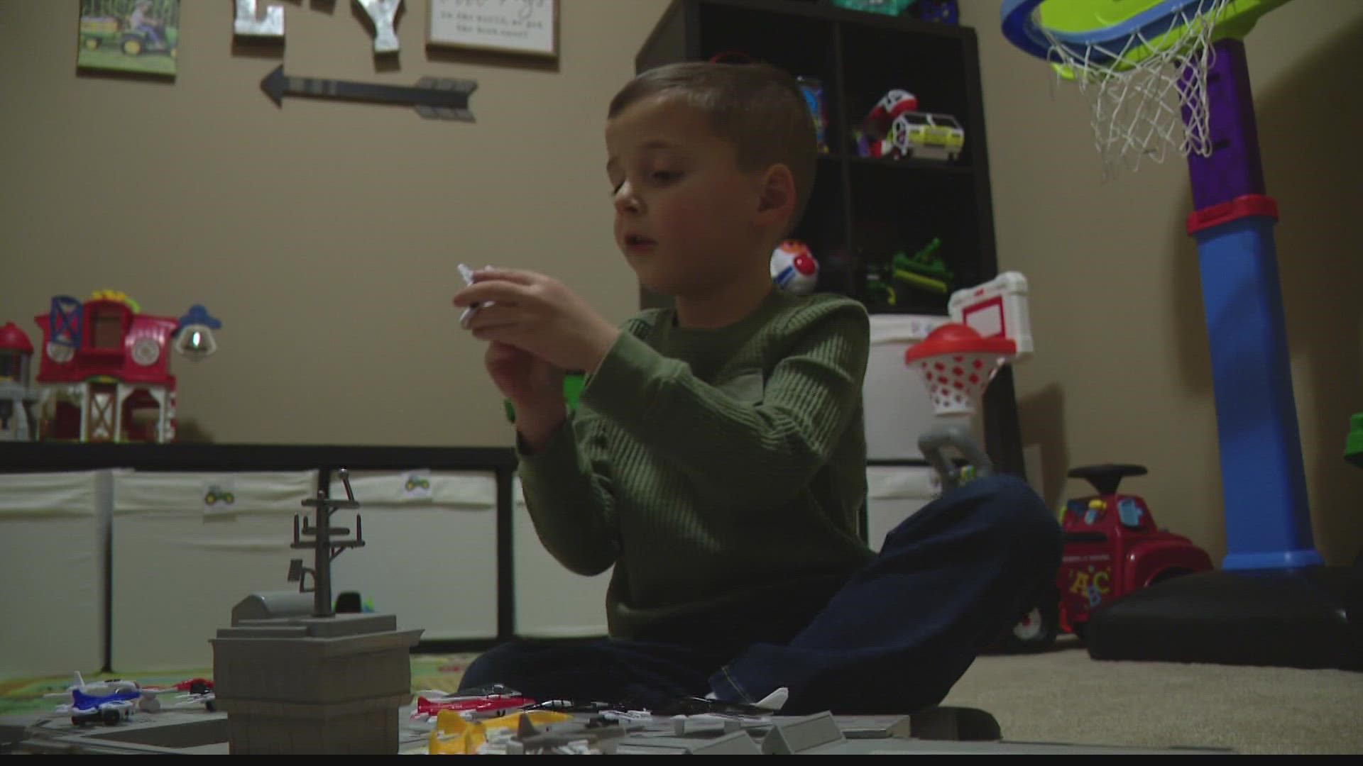 A 5-year-old boy is dedicating the entire month of January to give back to kids in his community. Now his simple act of kindness is taking off.
