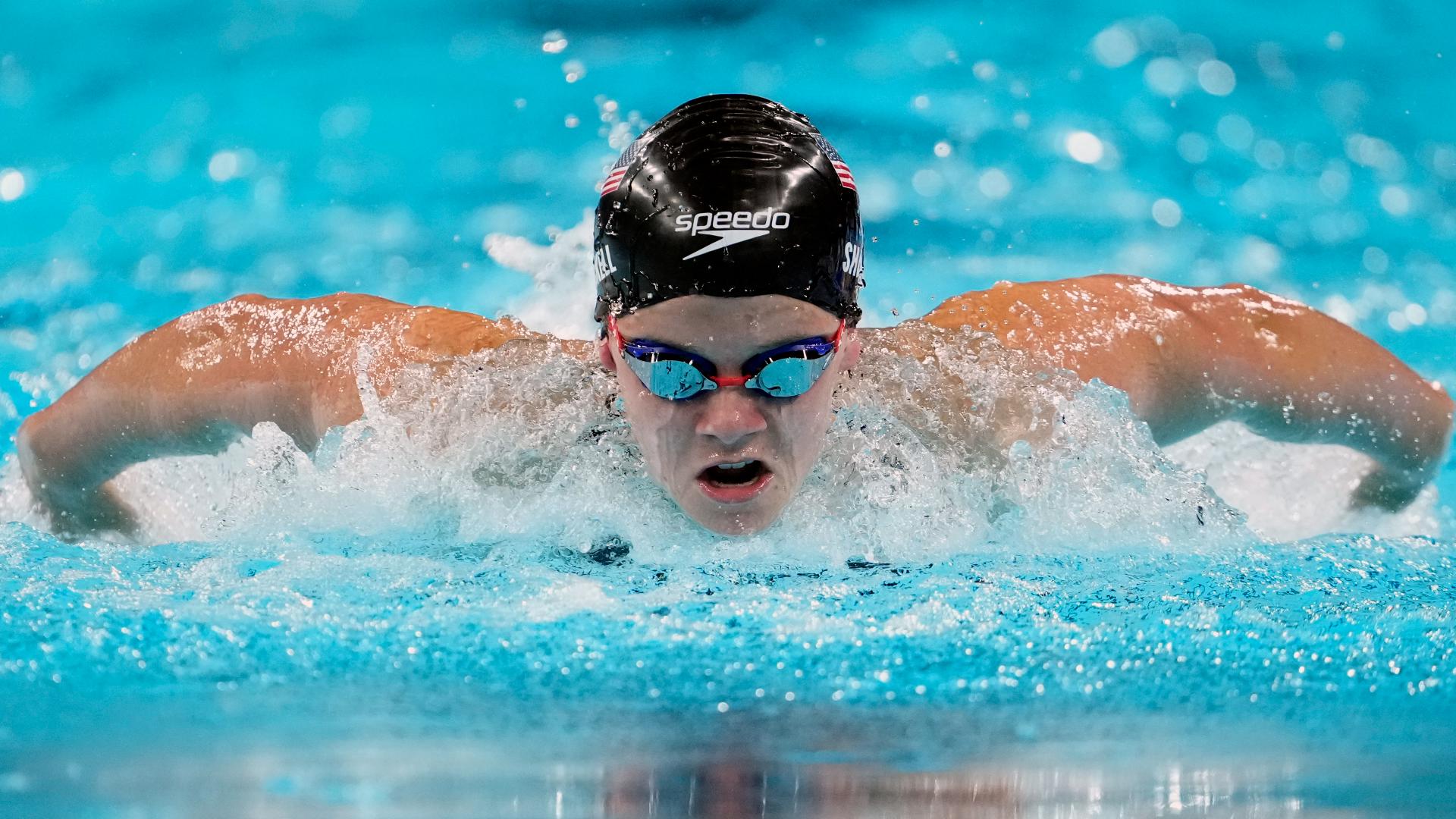 Alex Shackell of Carmel spoke with 13News reporter Samantha Johnson after qualifying for the finals in the 200-meter butterfly in Paris.