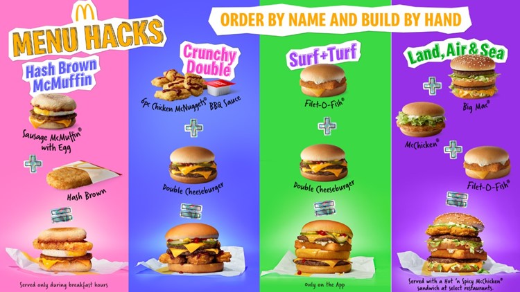 Yes, McDonald's is encouraging customers to try fan-inspired menu hacks