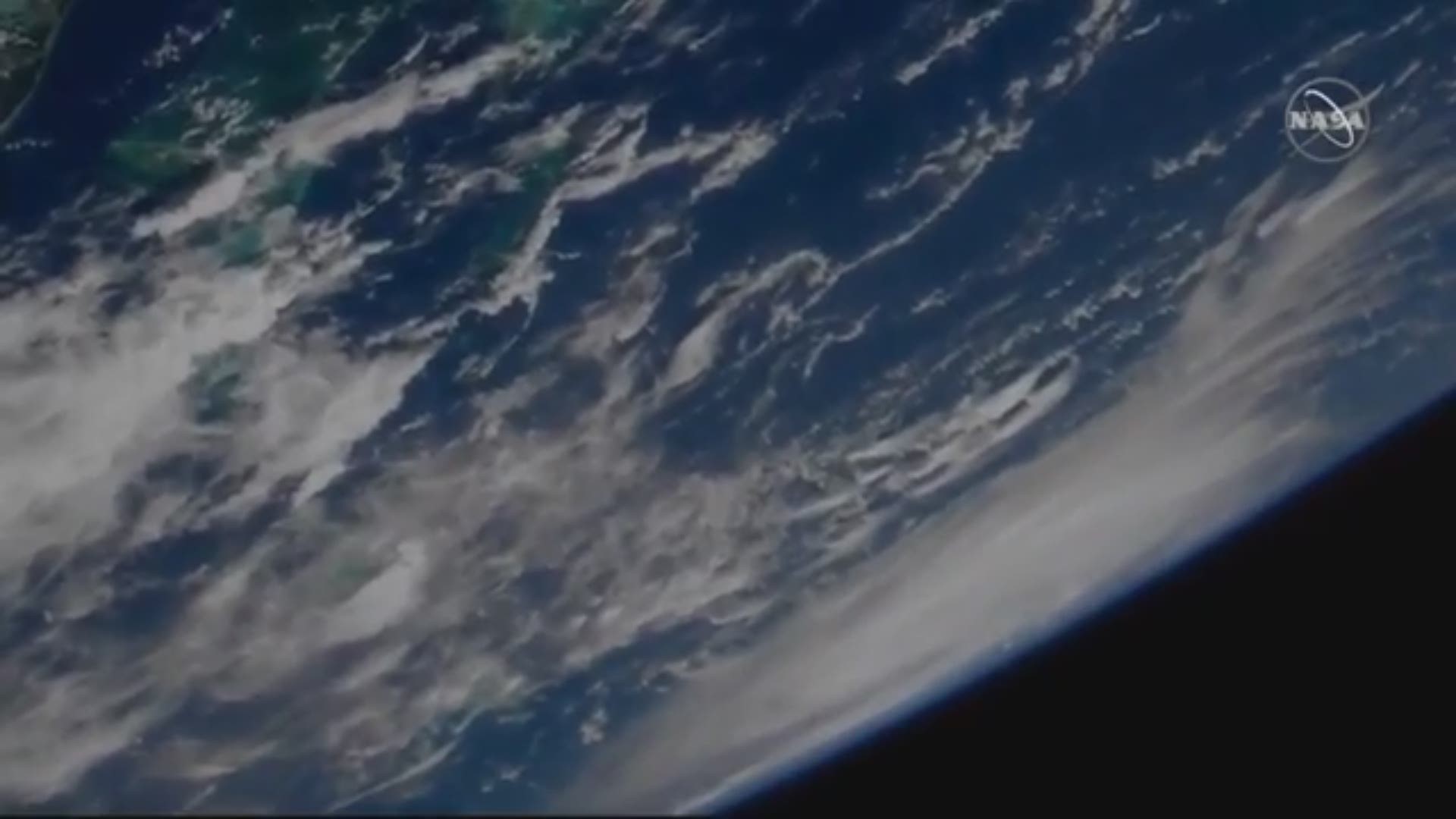 NASA released this video Thursday taken from the International Space Station of what Hurricane Dorian looks like from space.