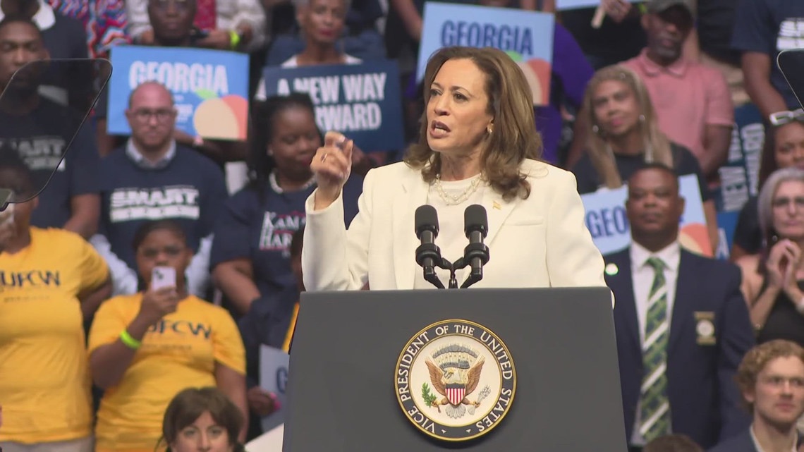 Full speech: Kamala Harris makes pitch for presidency at Southeast ...