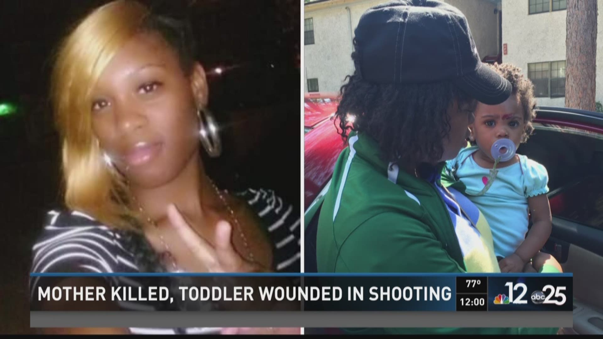 Mother killed, toddler wounded update