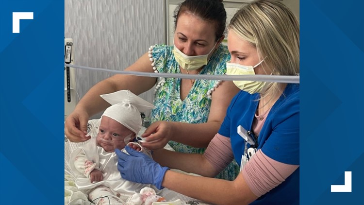 Baby goes home after 173 days in NICU