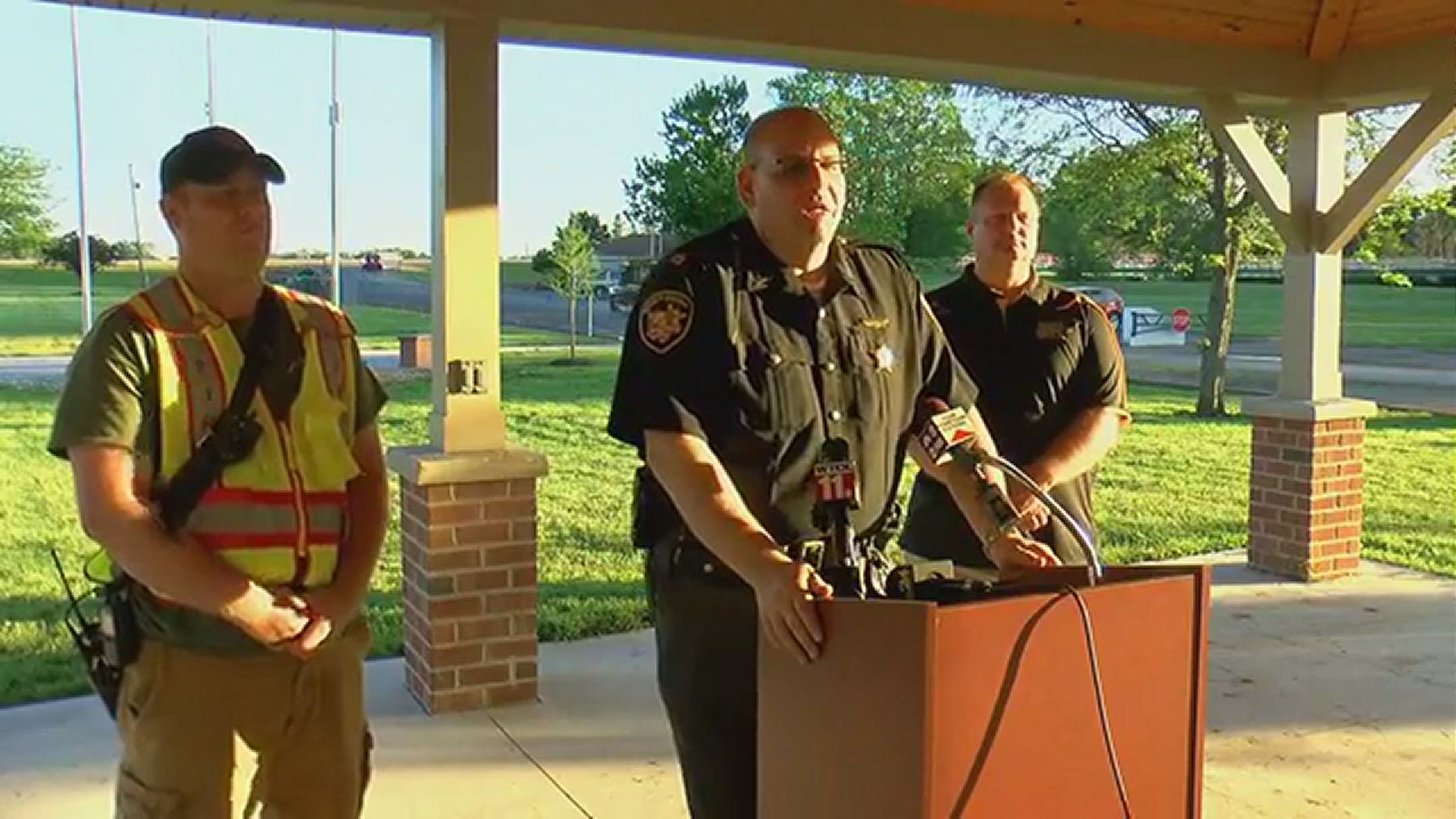 Putnam County officials hold press conference after the body of 5-year-old Isaac Schroeder was found.