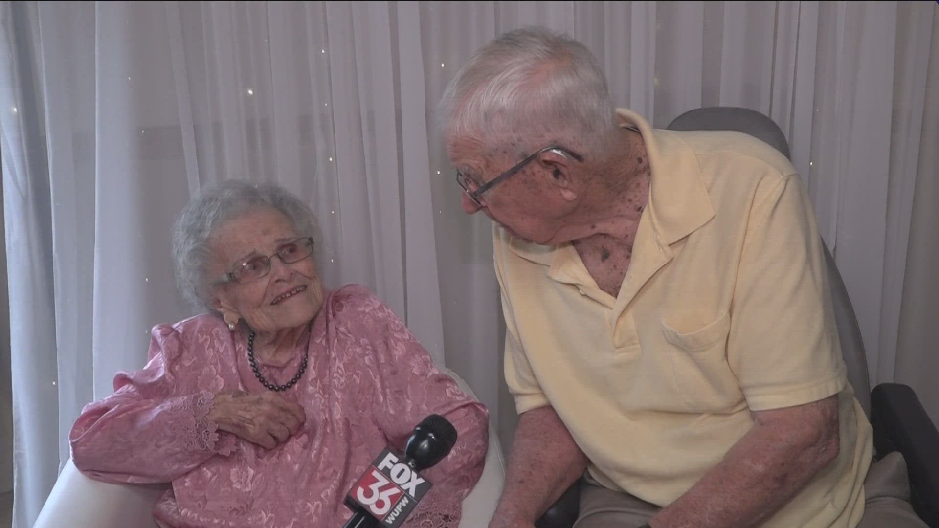 After 80 years Beverly and Roger Kunkle are still making each other smile and finishing each others sentences.