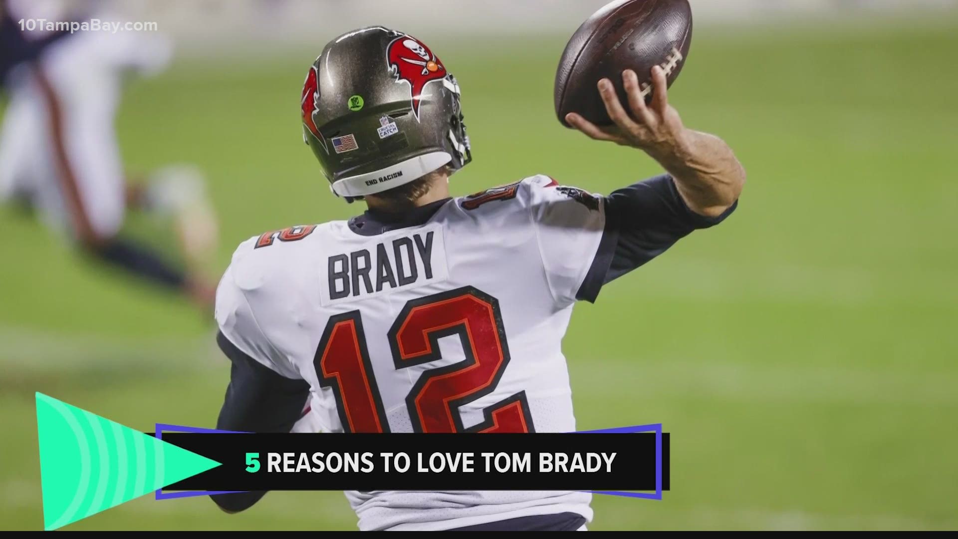 The 10 Tampa Bay team explains why Tom Brady is often dubbed the "GOAT" or the "greatest of all time."