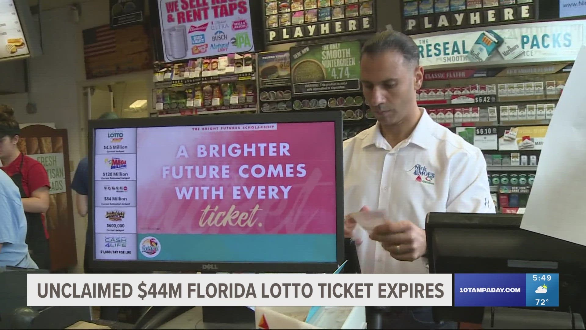 The Florida Lottery says the winning ticket was bought on June 13 in Kissimmee.