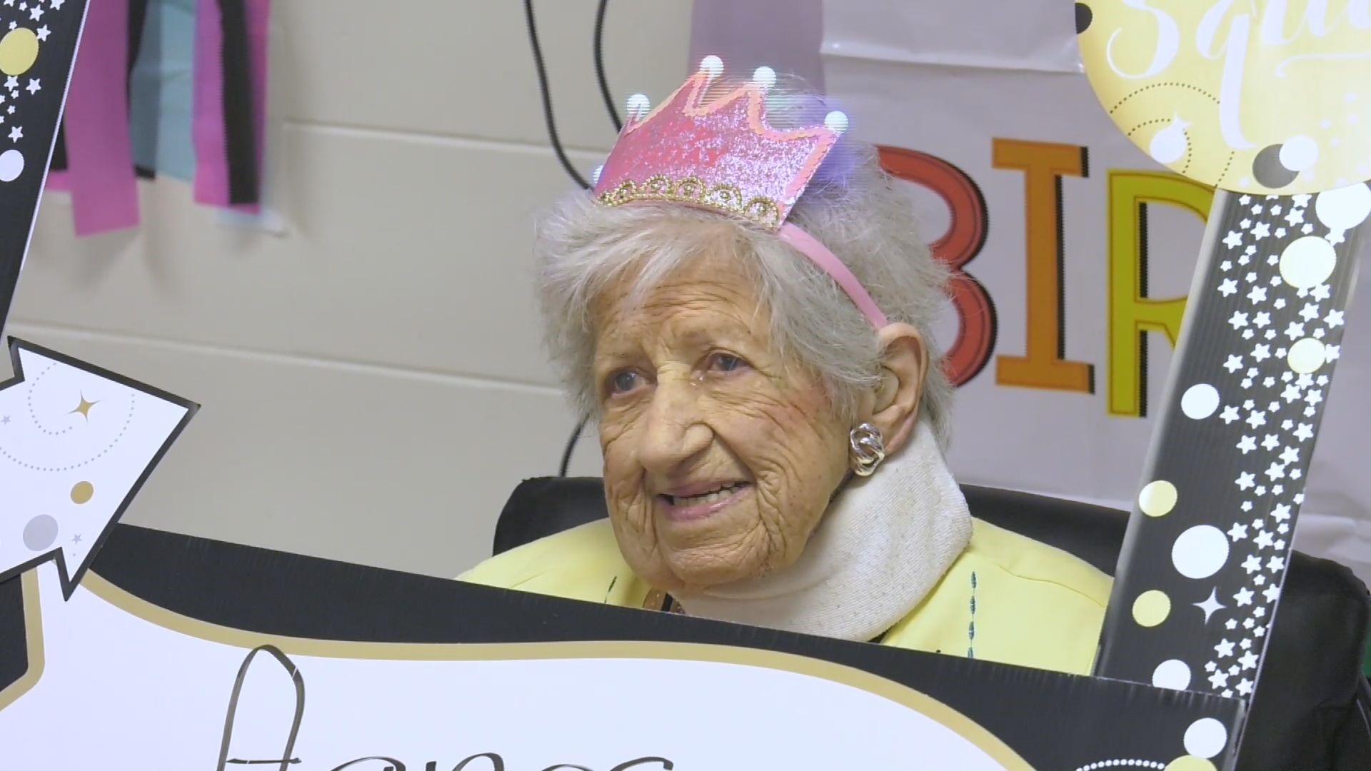 It's a very special day for Agnes Miklus.

She was born 100 years ago on June 19, 1919 -- today is her birthday! Miklus celebrated with her closest friends at the Bloomingdale Adult Day Center in Brandon, Florida.  

"God's been very good to me and I'm very grateful to have such friends -- and real friends!" Miklus said. "Thank you all very, very much. This is wonderful."